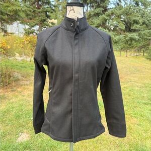 Smartwool Merino Wool Full Zip Jacket Black Sz Sm